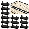 YEDJFFIYO 12 PCS Plastic Bed Slat Caps, Side and Center