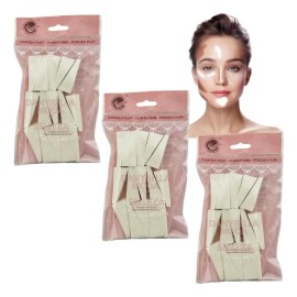 3 Pack Quesitos Maquillaje Esponjas Triangulares Maquillaje