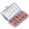 200Pcs Oil Drain Plug Gasket Red Copper Heating Processing 9