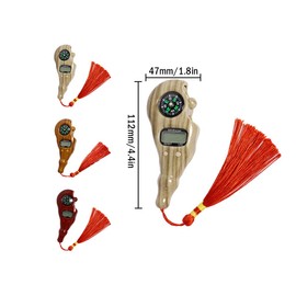 Anlising 3 Pieces Digital Beads Counter, Buddha Beads Counter, Prayer Beads Counter, Digital Finger Counter, Digital-Tasbih Counter with Compass and Light, for Meditation, Relaxation, Muslim Prayer