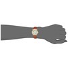 Arias WW20026A Women's Analog Wristwatch, Waterproof, Leather Strap, Cat, White,