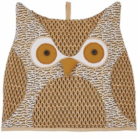 Ulster Weavers - Owl Tea Cosy (27 x 32 x 27cm) - 100% Cotton - Woodland Animal Teapot Warmer - Owl Kitchen Gifts - Tea Accessories - Owl Gifts - Cute Tea Cosy Cover/Owl Bird Tea Cosy/Animal Tea Cosy