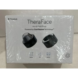 TheraFace TF02228-01 Hot & Cold Rings Facial Massager Black (B11)