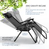 Nestl Zero Gravity Chairs, Portable Patio Lounge Chair Outdoor with