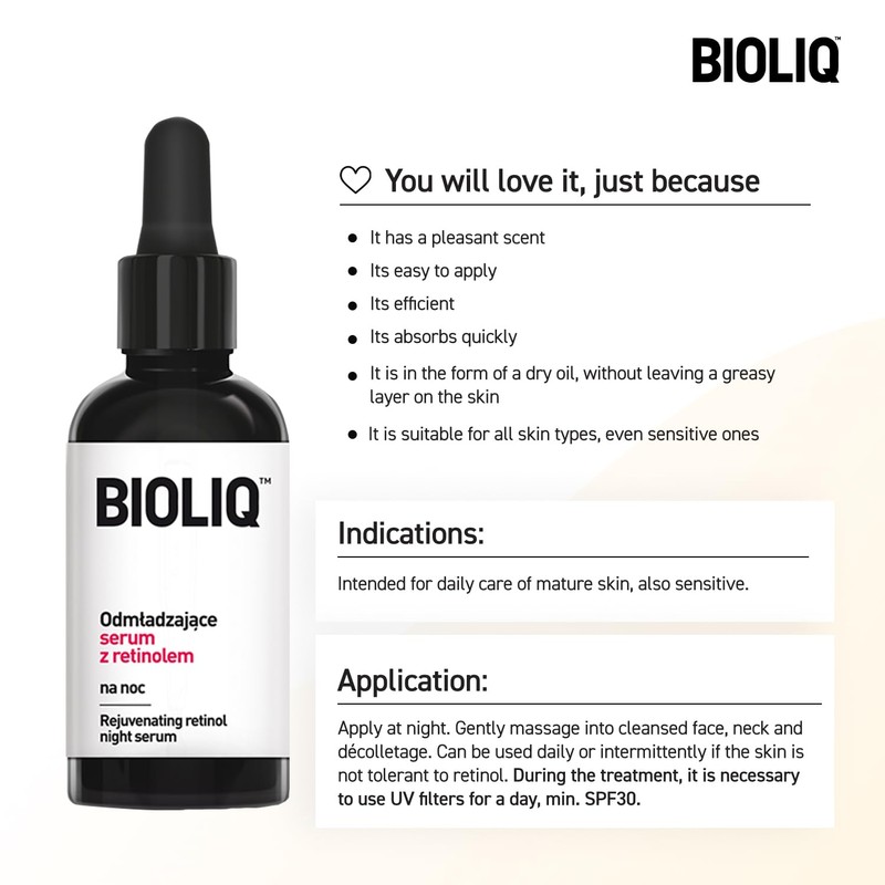 Bioliq - Pro Rejuvenating Night Serum with Retinol - Advanced