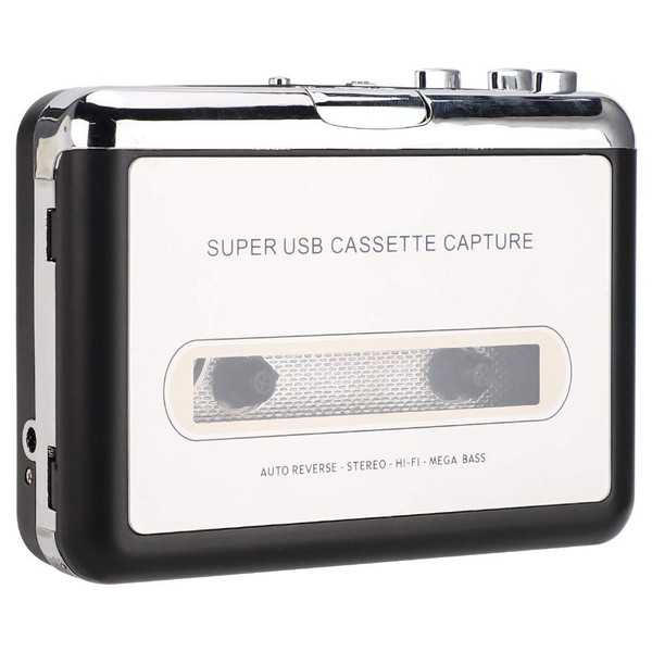 Reproductor de Cassette, Convertidor de Cassette a MP3 Cassette portátil,