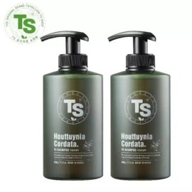 TS 어성초 샴푸 500g 2개 두피 케어 탈모 완화 샴푸 TS Ginseng Shampoo 500g 2pcs Scalp Care Hair Loss Relief Shampoo