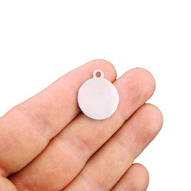 Bohemian Findings Water Polo Stainless Steel Charms - Word Collage - Exclusive Line - Quantity Options - BFS1466