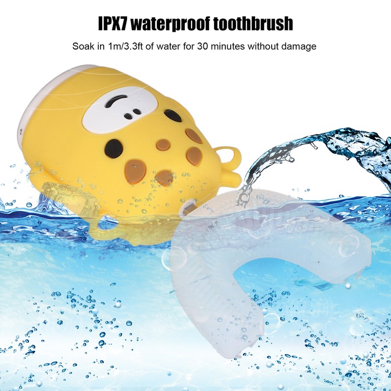 U Shape Electric Toothbrush IPX7 Waterproof 360° Cleaning USB Charging