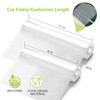 Bonsenkitchen Vacuum Sealer Rolls Bags, 6 Pack 3 Rolls 11"