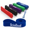 OcioDual Fitness Band Latex Band Exercise Band Rubber Band Gym