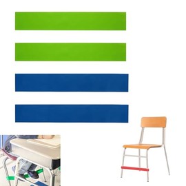 Pack of 4 Stretchy Chair Bands, Chair Fidget Bands, Flexible Seat Belts, Spring Straps for Chairs, Desks, Yoga