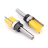 DingGreat 3 Pieces 8 mm Shank Flush Trim Pattern Template