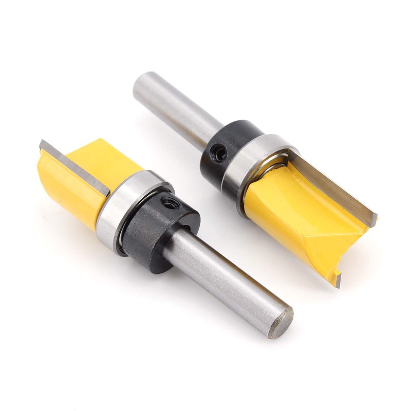 DingGreat 3 Pieces 8 mm Shank Flush Trim Pattern Template