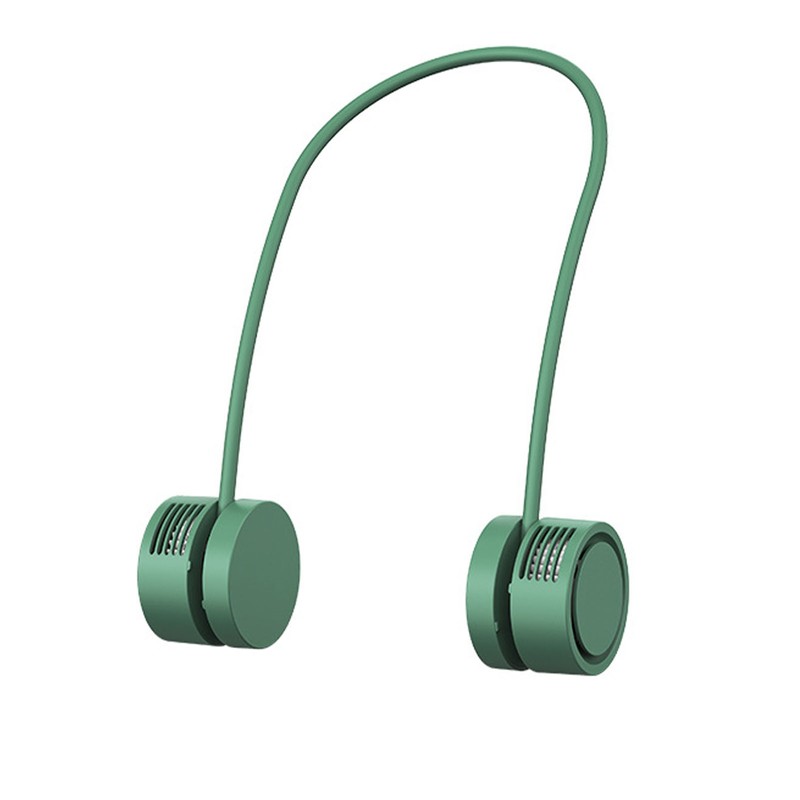 Portable Neck Fan Mini USB Charging Hands Free Bladeless Hanging