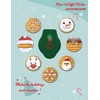 Bestron Mini Waffle Iron, Christmas Edition, Limited Edition, Waffle Maker