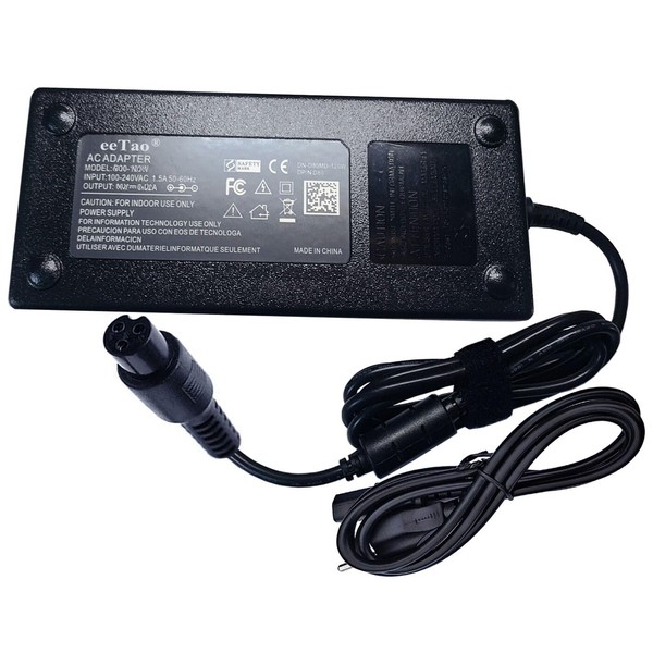 eeTao 3-Prong 42V 3A AC/DC Adapter Charger Compatible with Meepo