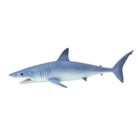 Safari Ltd. Mako Shark Figurine - Realistic 5.8" Plastic Figure - Educational Toy for Boys, Girls, and Kids Ages 3+
