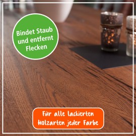 Poliboy ... pflegt wie neu POLIBOY Möbel Intensiv Pflege - Pflegemittel für lackiertes Holz - Schützende und auffrischende Holzpflege - Farbneutral - 2x 200 ml - Mit Baumwolltuch - Made in Germany