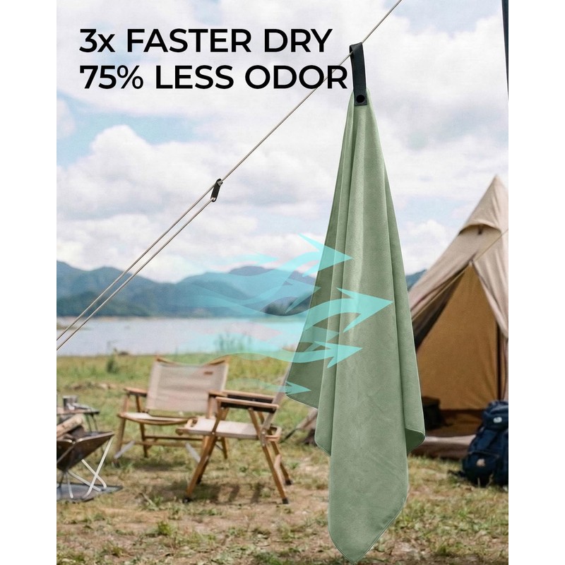 Chakipee Quick Dry Microfiber Towel Travel, Beach & Camping Towels.