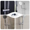 UPIQNG Slide Bar Shower Bracket Shower Head Holder Adjustable Hand