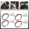 New 4pcs Car Door Speaker Wiring Harness Adapter Connector Plug