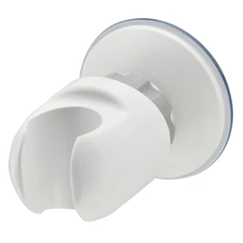 Gaona Kore Camo GA-FP001 Suction Cup Shower Hook, Adjustable Angle, Attaches to Bath (Auxiliary Plate Included, Compatible with Most Walls), White