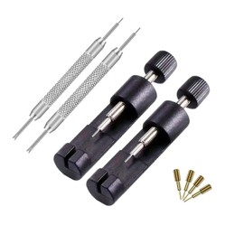 4PCS Watch Link Removal Kit, Watch Band Tool Repair Kit, Resizing Tool for Watch Bracelet Adjustment & Replacement, Pin Remover for Sizing Strap with Extra Replacement