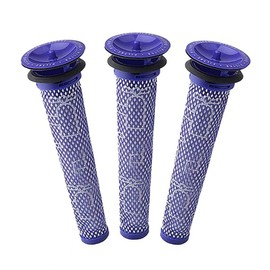 3 Pack Goodsby Replacement Pre Motor Filter for Dyson V6 V7 V8 DC58 DC59 DC61 DC62 DC72 DC74 SV03 SV04 SV05 SV06 SV07 SV08 SV09 Absolute Animal Motorhead Cordless Vacuum Cleaner Part # 965661-01