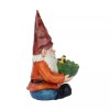 Hi-Line Gift Ltd. Funny Garden Gnome Holding Bird Bath Resin