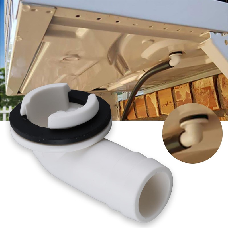 Briny River 4Pcs Air Conditioner Drain Hose Connector Suitable for