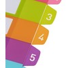 Leitz Wow A4+ Printable 1-12 Dividers - Multicolour