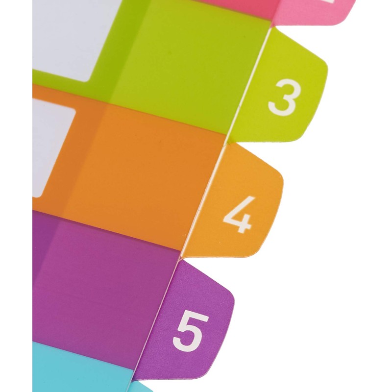 Leitz Wow A4+ Printable 1-12 Dividers - Multicolour