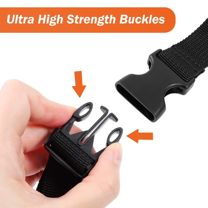 uxcell Luggage Straps for Suitcases Add a Bag, 41" L
