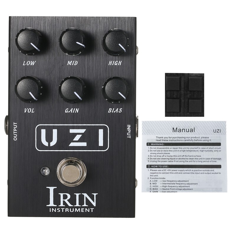 IRIN Guitar Effect Pedal Mini Guitar Heavy Rock Distortion Effect