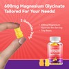 Magnesium Glycinate Gummies 600mg | Non-GMO, Gluten-Free Supplement for Adults