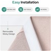 HOMEIDEAS 100% Linen Blackout Sidelight Curtains for Front Door, Side