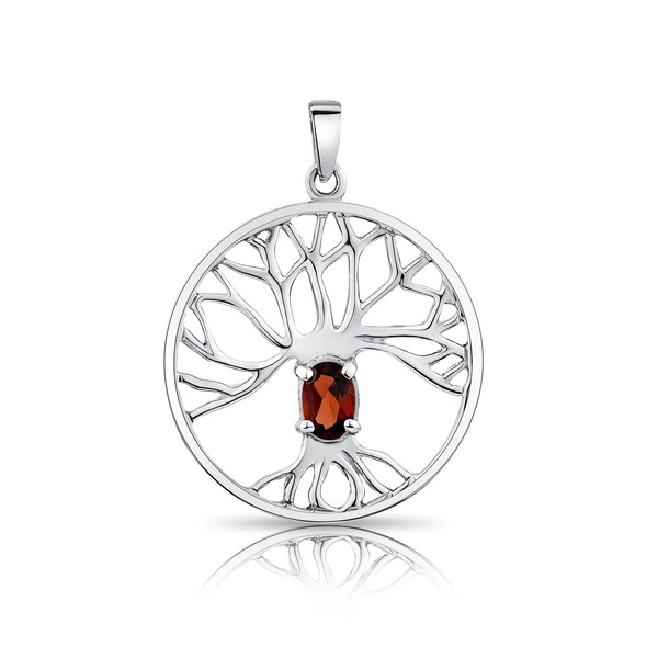 DTPsilver® 925 Sterling Silver Necklace – Celtic Tree of Life