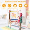 Costzon 3 in 1 Kids Art Easel with Paper Roll,