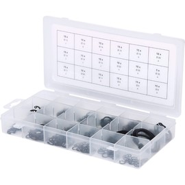 KS Tools 970.0310 Snap rings assortment, external + internal, Ø6-32 mm, 225 pcs