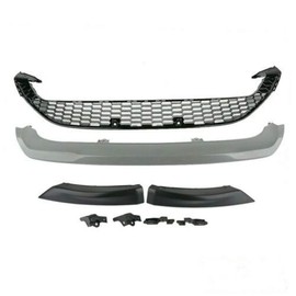 RainMan S Front Bumper Cover Lower Grille Grill with 3 Front Lips fit for Focus 2015 2016