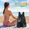 Bolsas de malla para natación, Mochila de malla con cordón