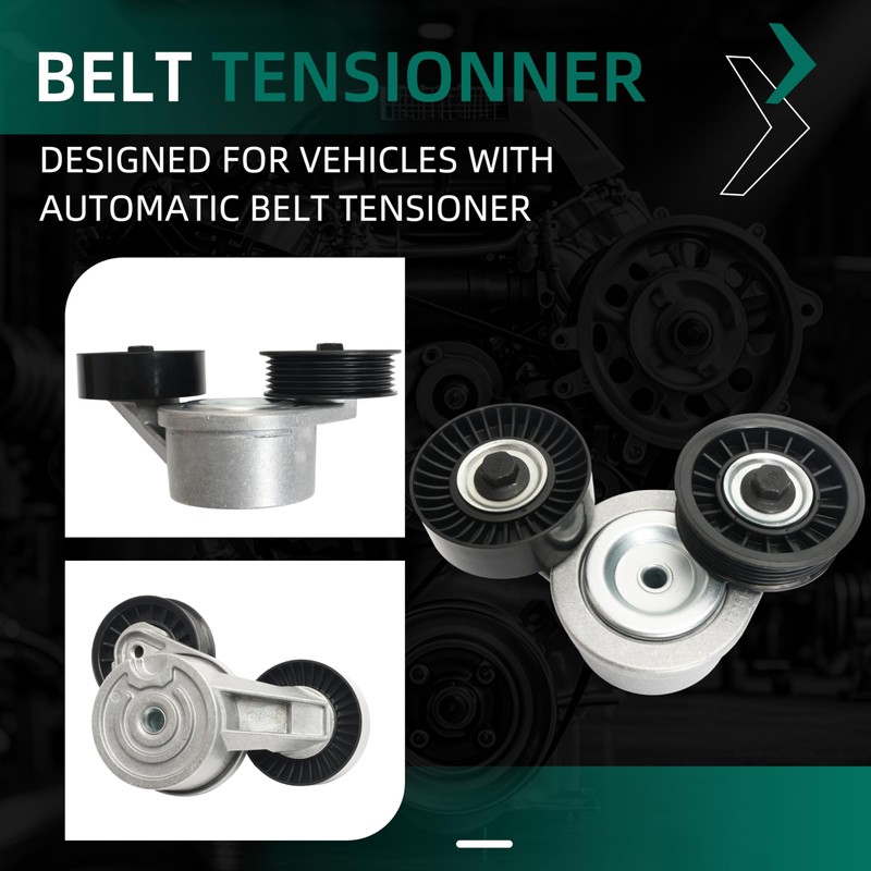 Engine Serpentine Belt Drive Kit Fit for Jeep Liberty KJ