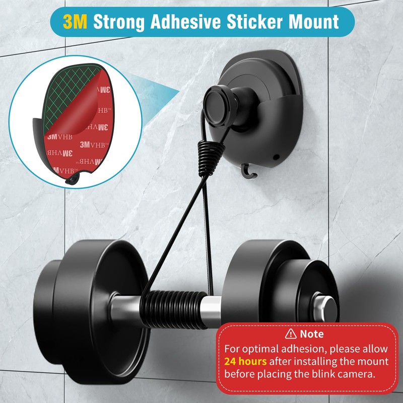 SIBADA Blink Camera Wall Mount Holder 3 Pack, No Drill