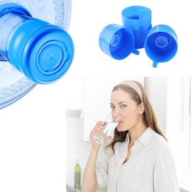 30 Pack Non Spill Caps,Reusable 55mm 3 and 5 Gallon Water Bottle Snap On Cap,Replacement Non-Spill Anti Splash Water Jug Caps