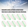 Alomejor 10PC Bait Thrower Fishing Feeder Spring Coil Inline Method