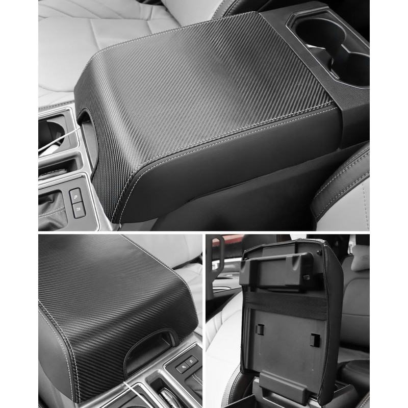 INTGET Center Console Cover for Ford F150 Accessories 2015-2020 2016
