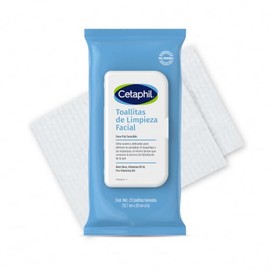Cetaphil Toallitas de Limpieza Facial Ultra Suaves Piel Sensible 25 Toallas  Eliminan suciedad, maquillaje e impurezas sin resecar, con aloe vera,... 