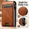 PU Leather Card Holder Wallet for Men – Automatic Pop-Up