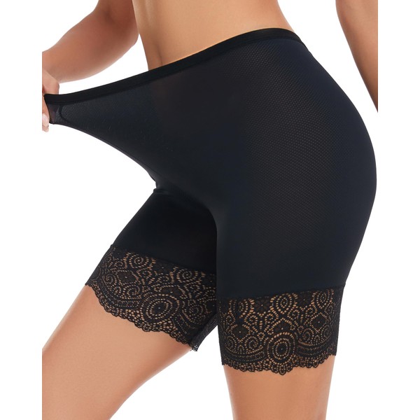 Blueinn Anti Chafing Shorts Women Mesh Cooling Slip Shorts for